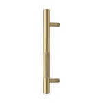 M Marcus Heritage Brass Door Pull Handle Bar Knurled Design 305mm length